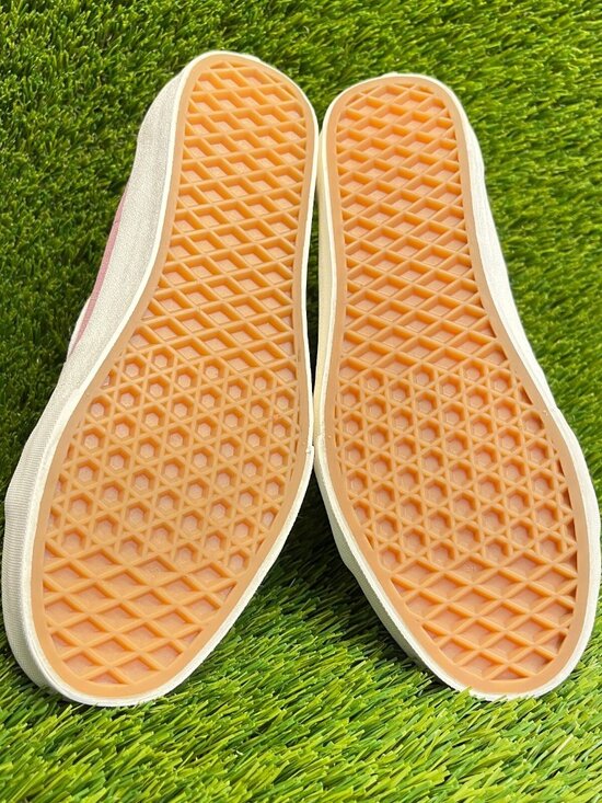 Vans Sk8-Hi Tapered Womens Size 7.5 Pink White Walking Skate Shoes Sneakers - Picture 7 of 10